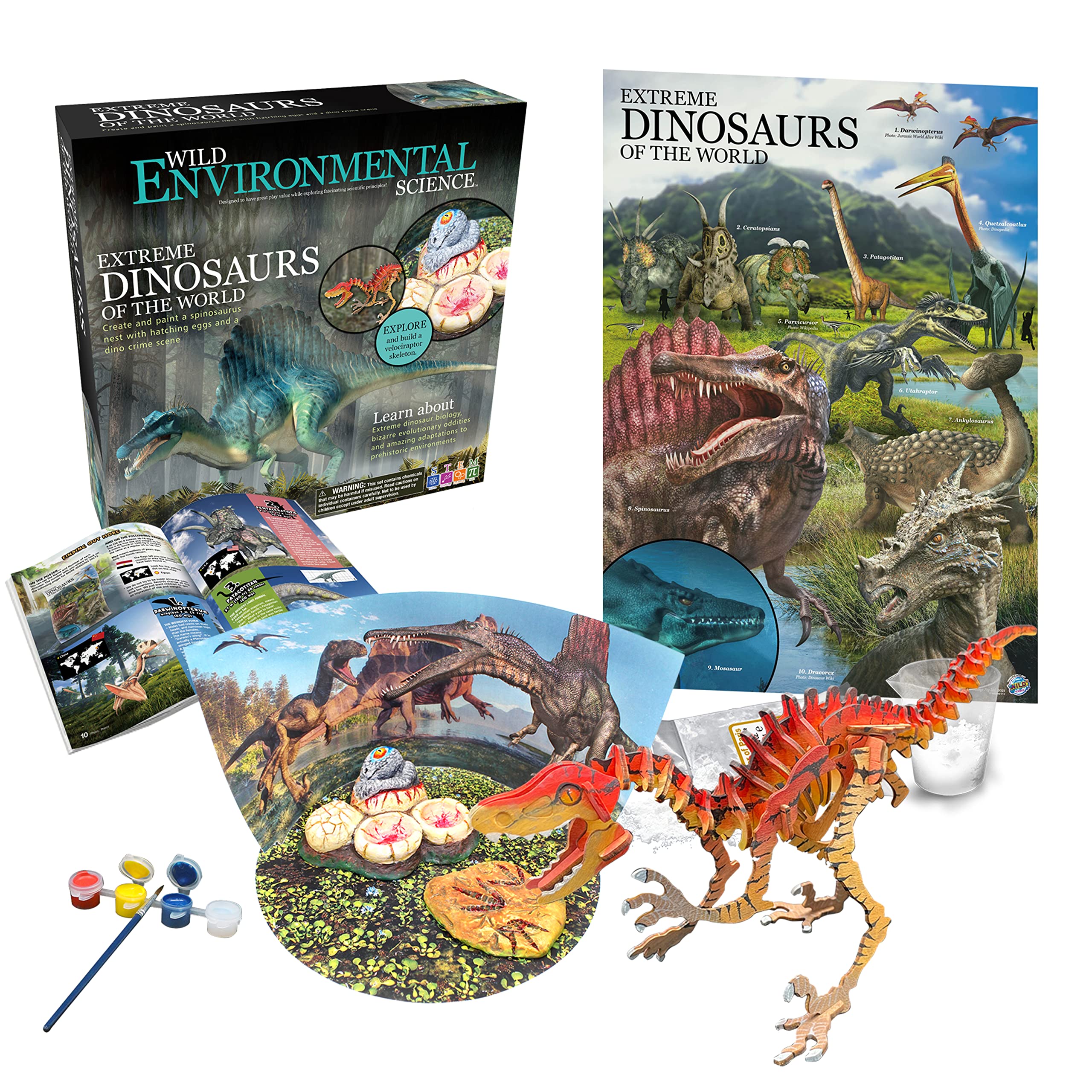 Amazon.com: WILD ENVIRONMENTAL SCIENCE Extreme Dinosaurs of the